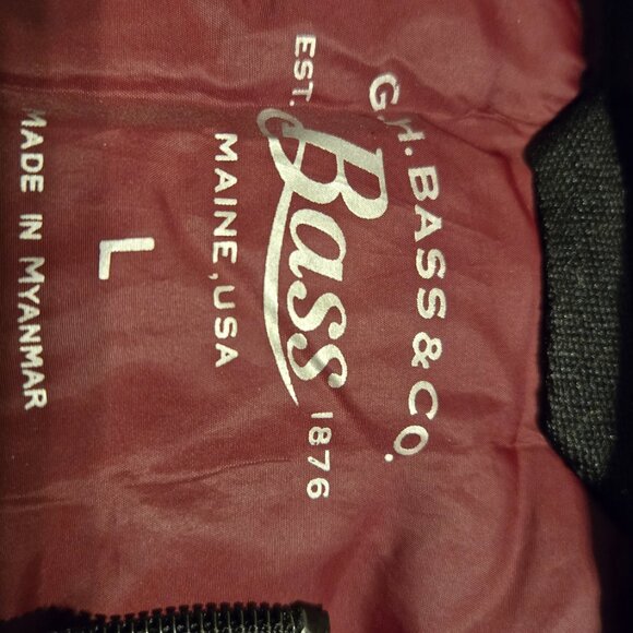 Bass Unisex Puffer Large Black - Picture 3 of 6